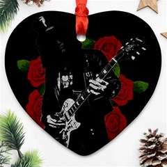 Slash Heart Ornament (Two Sides) from ArtsNow.com Front