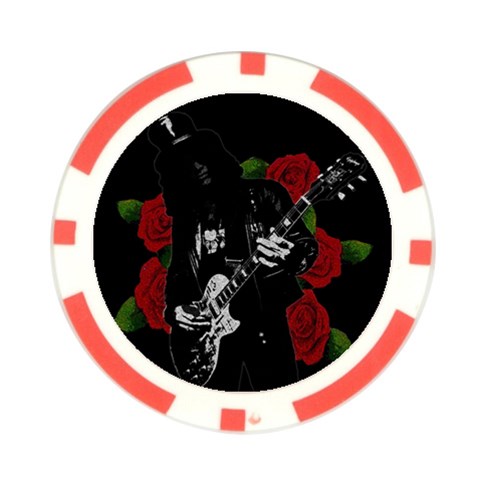 Slash Poker Chip Card Guard from ArtsNow.com Front