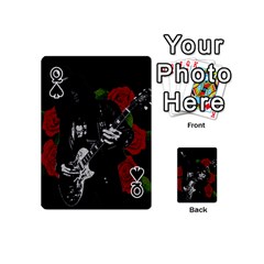 Queen Slash Playing Cards 54 (Mini)  from ArtsNow.com Front - SpadeQ