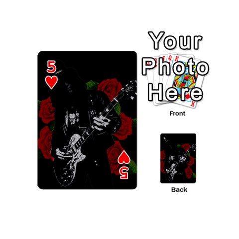 Slash Playing Cards 54 (Mini)  from ArtsNow.com Front - Heart5
