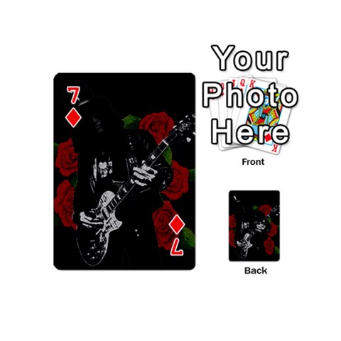 Slash Playing Cards 54 (Mini)  from ArtsNow.com Front - Diamond7