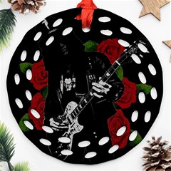 Slash Round Filigree Ornament (Two Sides) from ArtsNow.com Front
