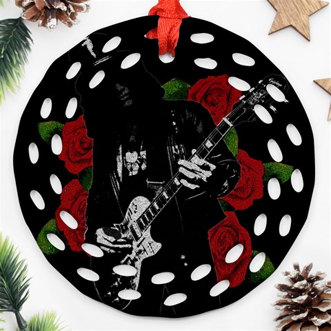 Slash Round Filigree Ornament (Two Sides) from ArtsNow.com Back