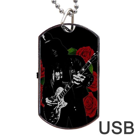 Slash Dog Tag USB Flash (Two Sides) from ArtsNow.com Front
