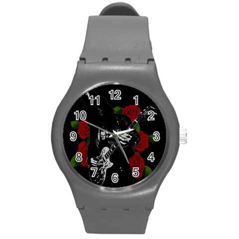 Slash Round Plastic Sport Watch (M) from ArtsNow.com Front