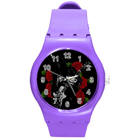 Slash Round Plastic Sport Watch (M) from ArtsNow.com Front