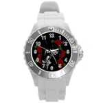 Slash Round Plastic Sport Watch (L)