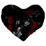 Slash Large 19  Premium Heart Shape Cushions