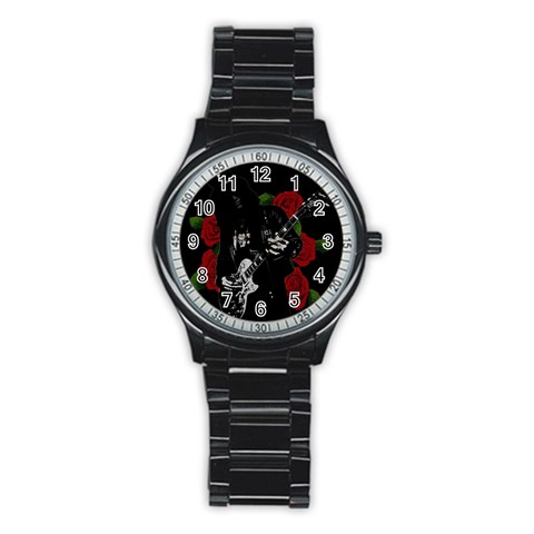 Slash Stainless Steel Round Watch from ArtsNow.com Front