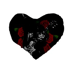 Slash Standard 16  Premium Flano Heart Shape Cushions from ArtsNow.com Back