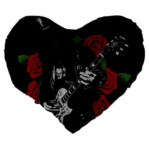 Slash Large 19  Premium Flano Heart Shape Cushions from ArtsNow.com Back