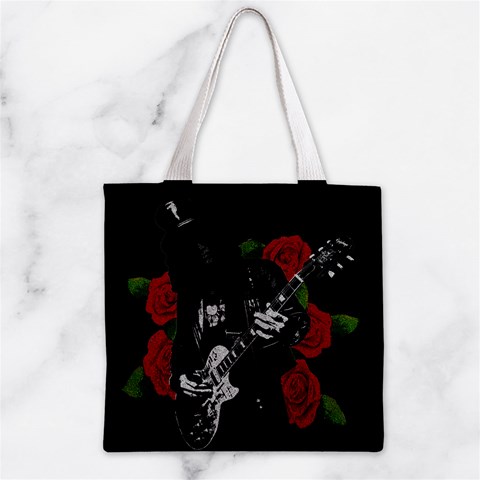 Slash Zipper Grocery Tote Bag from ArtsNow.com Front
