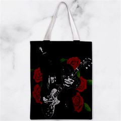 Slash Zipper Classic Tote Bag from ArtsNow.com Back