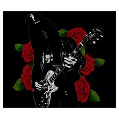 Slash Zipper Large Tote Bag from ArtsNow.com Back