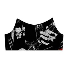 Slash Shoulder Cutout Velvet  One Piece from ArtsNow.com Left Sleeve
