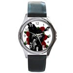 Slash Round Metal Watch