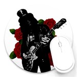 Slash Round Mousepads
