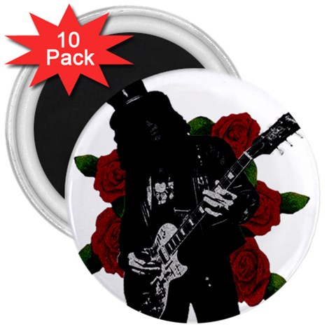 Slash 3  Magnets (10 pack)  from ArtsNow.com Front