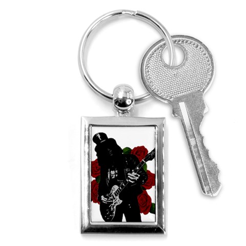 Slash Key Chains (Rectangle)  from ArtsNow.com Front