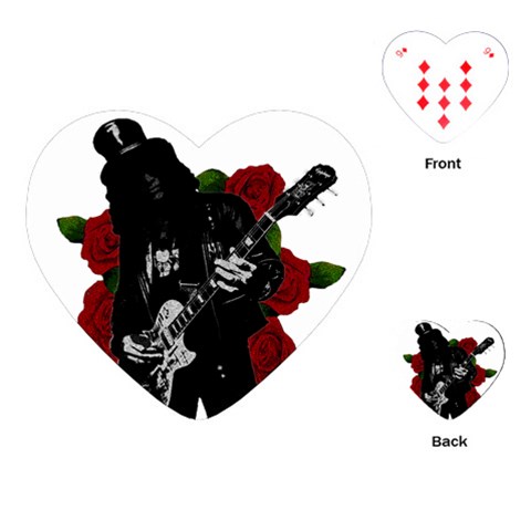 Slash Playing Cards (Heart)  from ArtsNow.com Front