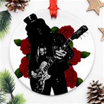 Slash Round Ornament (Two Sides)