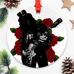 Slash Round Ornament (Two Sides) from ArtsNow.com Back