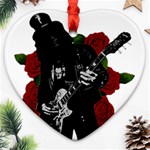 Slash Heart Ornament (Two Sides)