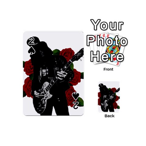 Slash Playing Cards 54 (Mini)  from ArtsNow.com Front - Spade2