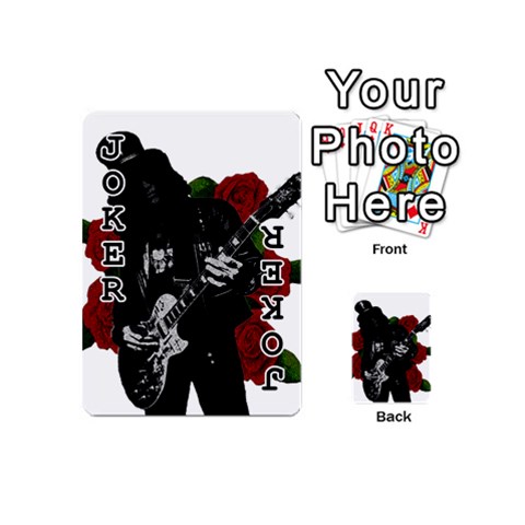 Slash Playing Cards 54 (Mini)  from ArtsNow.com Front - Joker1