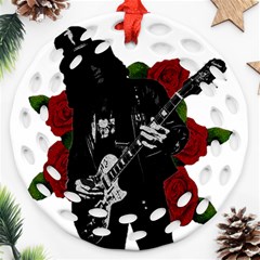 Slash Round Filigree Ornament (Two Sides) from ArtsNow.com Back