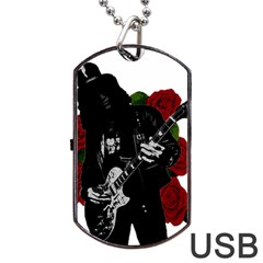 Slash Dog Tag USB Flash (Two Sides) from ArtsNow.com Back