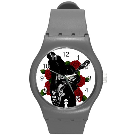 Slash Round Plastic Sport Watch (M) from ArtsNow.com Front