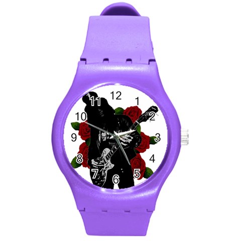 Slash Round Plastic Sport Watch (M) from ArtsNow.com Front