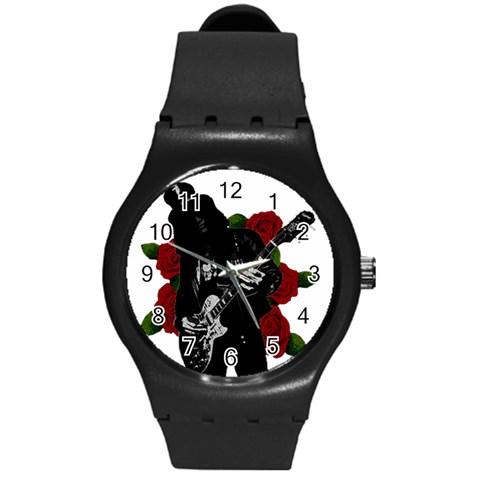 Slash Round Plastic Sport Watch (M) from ArtsNow.com Front