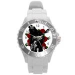Slash Round Plastic Sport Watch (L)