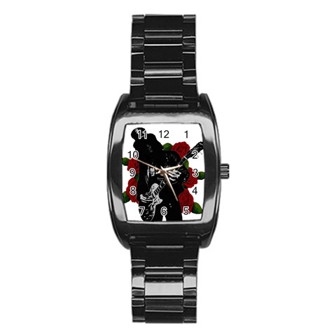 Slash Stainless Steel Barrel Watch from ArtsNow.com Front