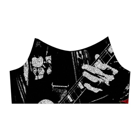 Slash Shoulder Cutout Velvet  One Piece from ArtsNow.com Right Sleeve