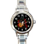 Puli dog - Slash  Round Italian Charm Watch