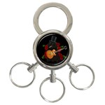 Puli dog - Slash  3-Ring Key Chains