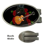 Puli dog - Slash  Money Clips (Oval) 