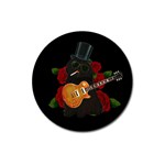 Puli dog - Slash  Magnet 3  (Round)