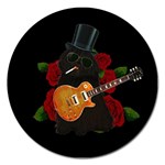 Puli dog - Slash  Magnet 5  (Round)