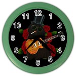 Puli dog - Slash  Color Wall Clocks