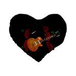Puli dog - Slash  Standard 16  Premium Flano Heart Shape Cushions