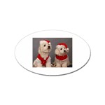 Santa s Little Helpers Sticker (Oval)