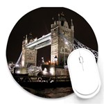 London Bridge Night Round Mousepad