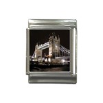 London Bridge Night Italian Charm (13mm)