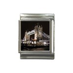 London Bridge Night Italian Charm (13mm)