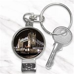 London Bridge Night Nail Clippers Key Chain