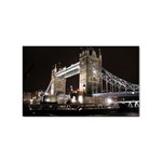 London Bridge Night Sticker (Rectangular)